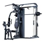 3- station multi Gym Machine with Smith Machine Bar & Cable crossover - Image 2