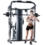 3- station multi Gym Machine with Smith Machine Bar & Cable crossover - Image 3