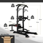 Power Tower Workout Dip Station Machine - Image 3